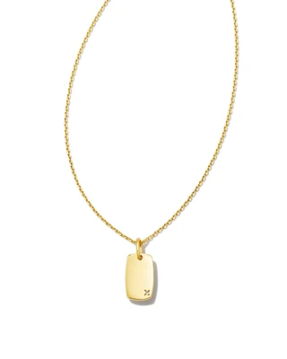 Henley 18k Gold Vermeil Pendant Necklace in White Topaz