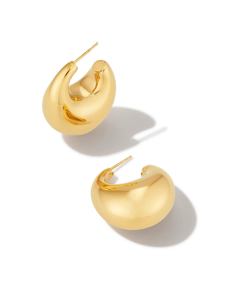 Raylyn Hoop Earrings 18k Gold Vermeil