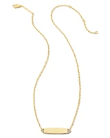 Tinsley 18k Gold Vermeil Pendant Necklace in White Topaz