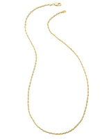 Twisted Victorian Chain Necklace 18k Gold Vermeil