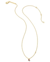 Maisie 18k Gold Vermeil Pendant Necklace in Pink Tourmaline