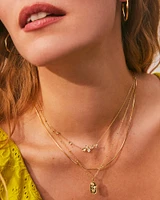 Lilah Pendant Necklace in 18k Gold Vermeil