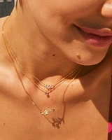 Maisie 18k Gold Vermeil Pendant Necklace in Amethyst