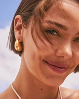 Raylyn Hoop Earrings in 18k Gold Vermeil
