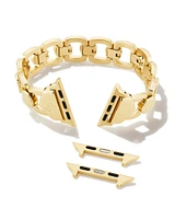 Davis Watch Band in Gold Tone Stainless Steel