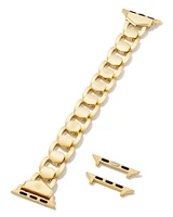 Davis Watch Band in Gold Tone Stainless Steel