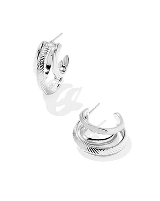 Miranda 18k Gold Vermeil Convertible Hoop Earrings