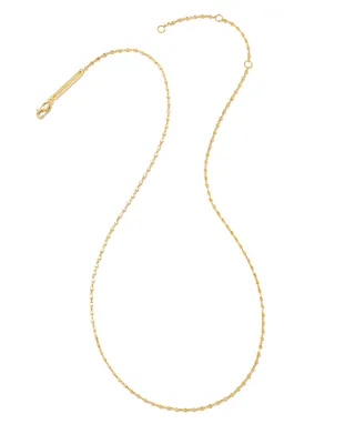Beaded Satellite Chain Necklace in 18k Gold Vermeil