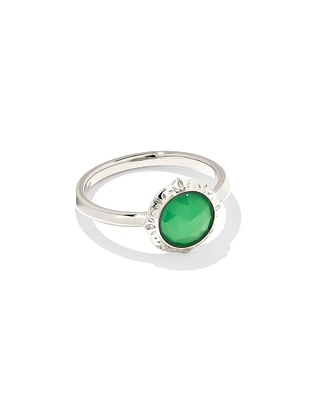 Sage Sterling Silver Statement Ring Chrysoprase