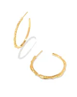 Sophee Hoop Earrings 18k Gold Vermeil