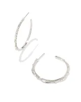 Sophee Hoop Earrings in Sterling Silver