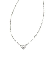 Michelle 14k Gold Pendant Necklace White Diamond