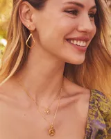 Sophee Open Frame Earrings in 18k Gold Vermeil