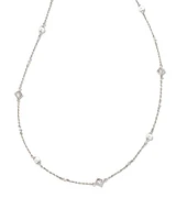 Michelle 14k Yellow Gold Strand Necklace White Pearl