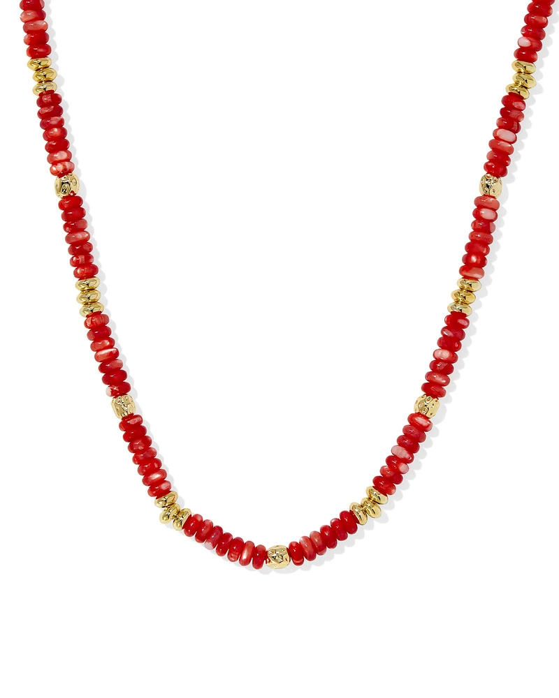 Deliah Gold Strand Necklace