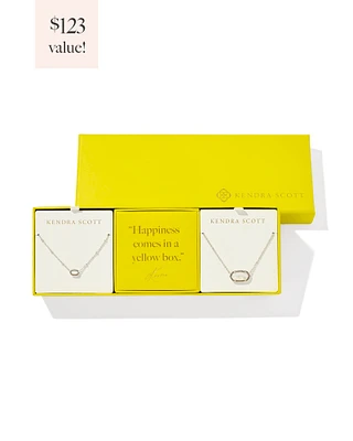 Elisa Silver Gift Set of 2
