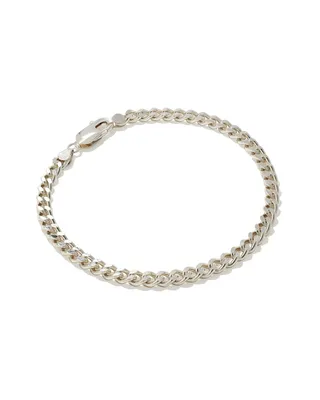 Curb Chain Bracelet Sterling Silver