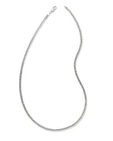 Curb Chain Necklace 18k Oxidized Yellow Gold Vermeil