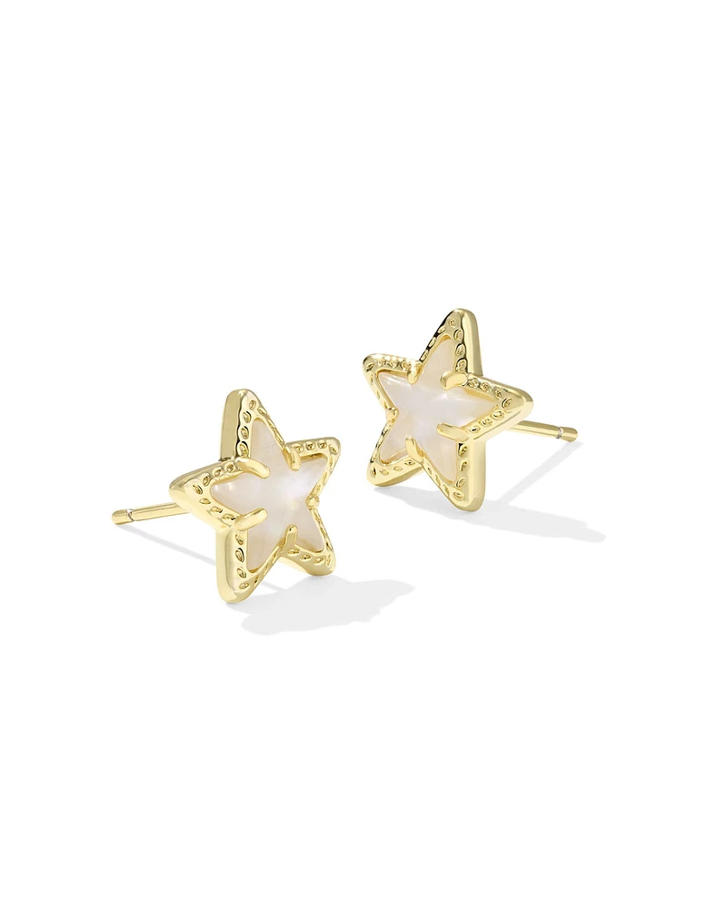 Cassidy Gold Stud Earrings