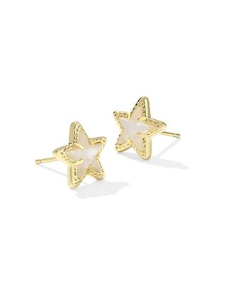 Cassidy Gold Stud Earrings
