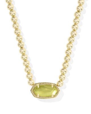 Elisa Gold Beaded Necklace