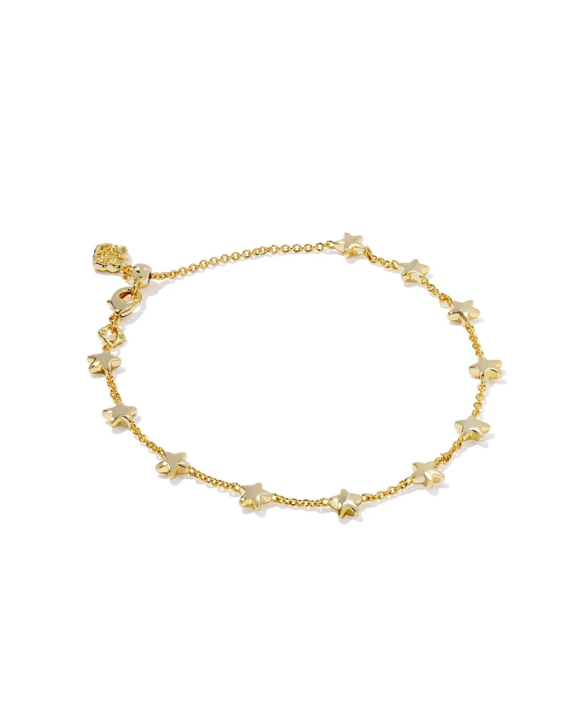 Sierra Star Delicate Chain Bracelet in Gold