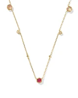 Davie Trio 18k Gold Vermeil Strand Necklace
