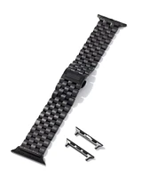 Beck 5 Link Watch Band Gunmetal Stainless Steel