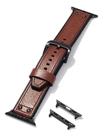 Cade Leather Watch Band in Cognac