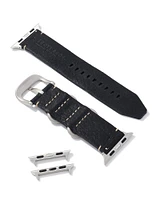 Grey Leather Watch Band Birch