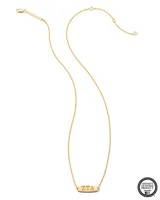 Zeta Tau Alpha Pendant Necklace in 18k Gold Vermeil