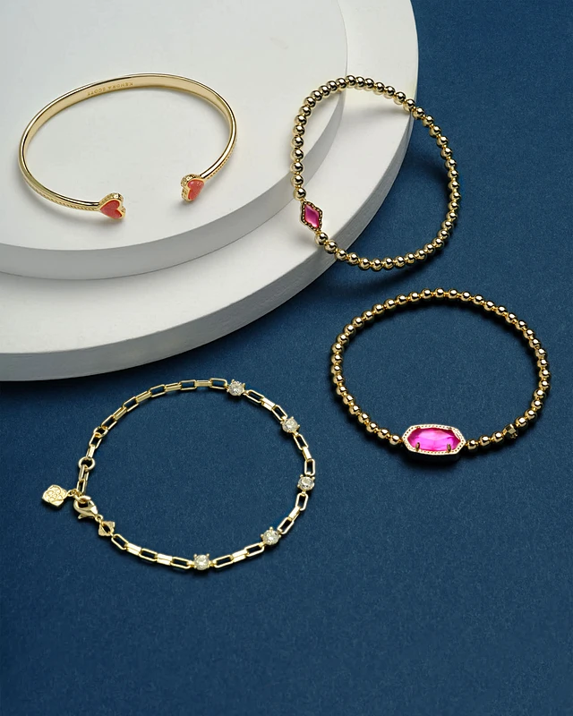 Ari Heart Bracelet Kendra Scott Bracelet Blue Kendra Scott