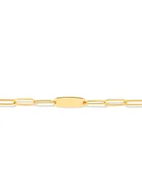 Marlee Paperclip Chain Necklace in 18k Gold Vermeil