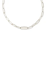 Marlee Paperclip Chain Necklace in Sterling Silver