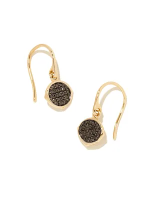 Matilda 14k Gold Drop Earrings in Diamond