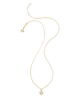 Matilda 14k Gold Pendant Necklace in Diamond