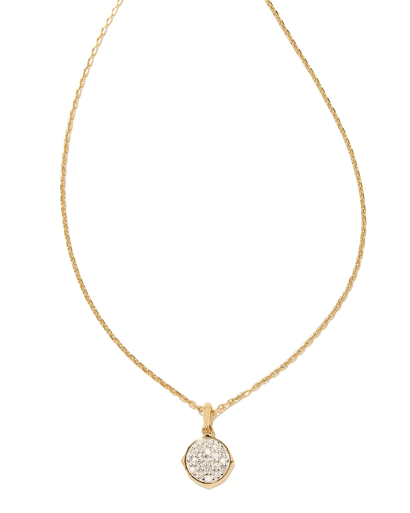 Matilda 14k Gold Pendant Necklace in Diamond