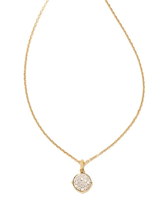 Matilda 14k Gold Pendant Necklace in Diamond