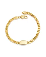 Elaina Curb Chain Bracelet Sterling Silver