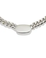 Elisa Curb Chain Necklace in Sterling Silver