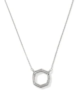 Davie Ridged Chain Necklace Sterling Silver