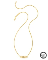 Theta Phi Alpha Pendant Necklace in 18k Gold Vermeil