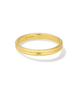 Morgan Band Ring 18k Gold Vermeil