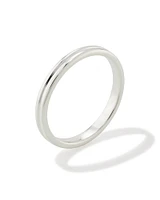 Morgan Band Ring Sterling Silver