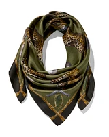 Jaguar Square Scarf Olive