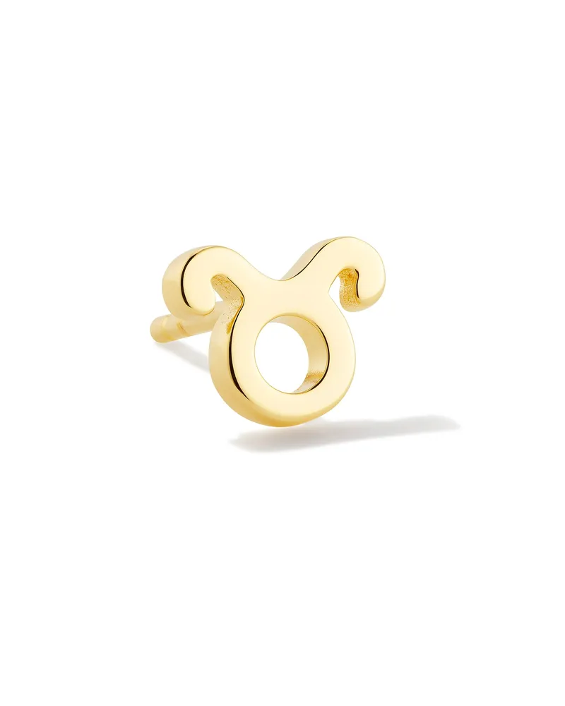 Taurus Single Stud Earring Sterling Silver