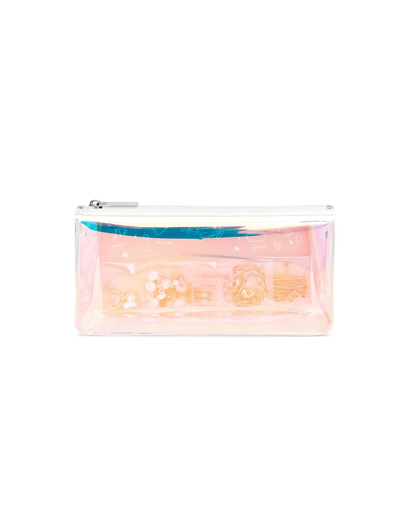 Ari Heart DIY Bracelet Kit in Dichroic Glass