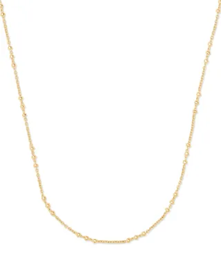 Satellite Chain Necklace in 18k Gold Vermeil