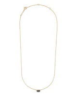 Marisa 14k Yellow Gold Pendant Necklace in Black Diamond