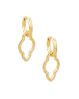 Abbie Convertible Huggie Earrings in Gold